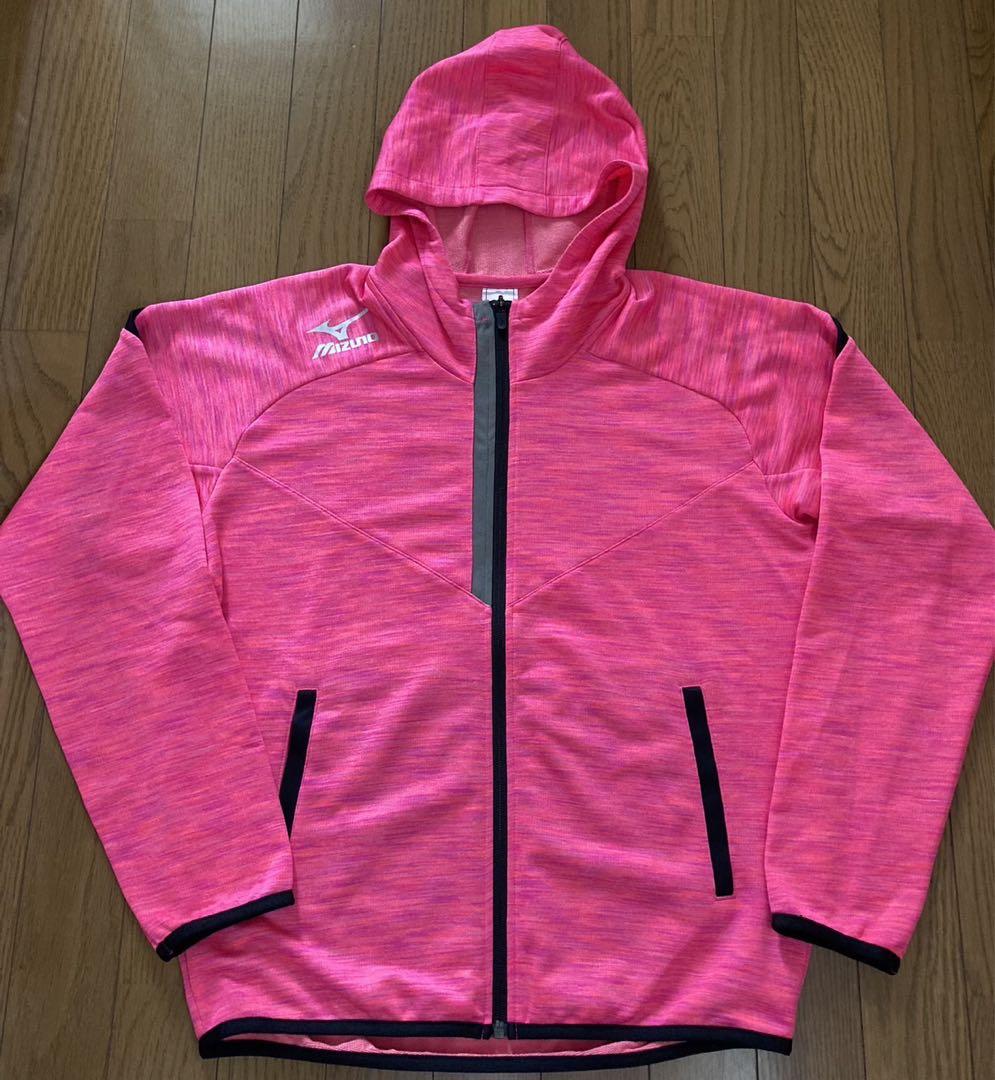 Mizuno フード付きジャケット S ピンク