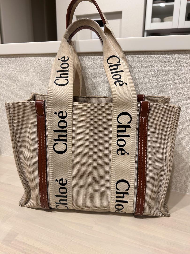 Chloé キャンバスショルダーバッグ