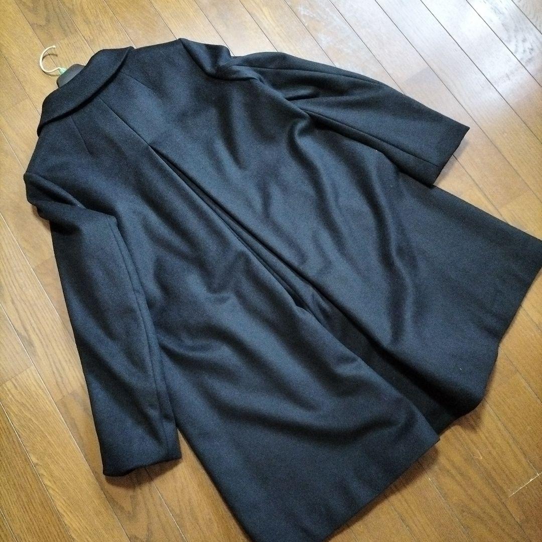 UNIQLO +J カシミヤブレンドラップロングコートXL ブラック