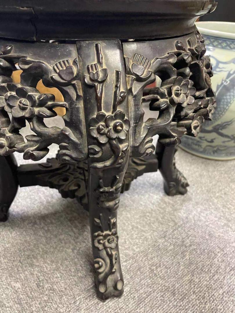 今月限定 唐木 花台 骨董品 アンティーク L03b6-m86797759856 人気高評価