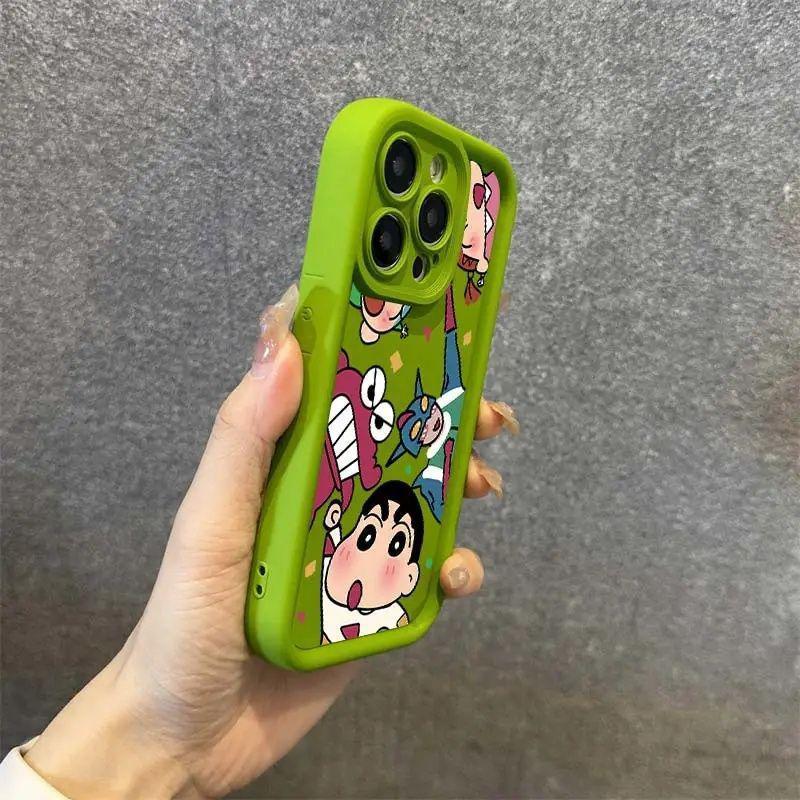 クレヨンしんちゃん iPhoneケース グリーン