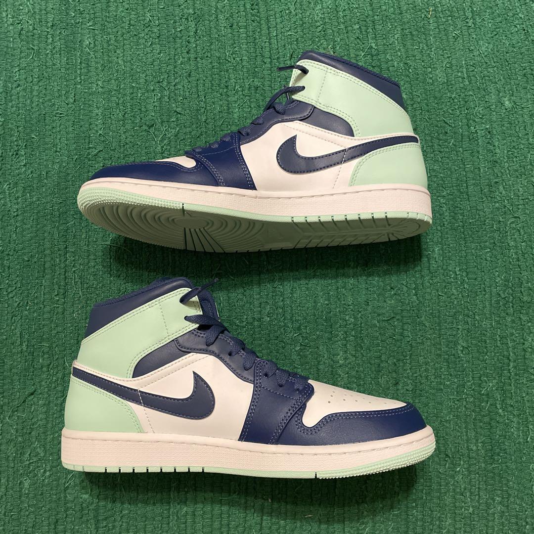 NIKE AIR JORDAN 1 MID BLUE MINT 27.5cm NIKE AIR JORDAN 1 MID BLUE MINT 27.5cm