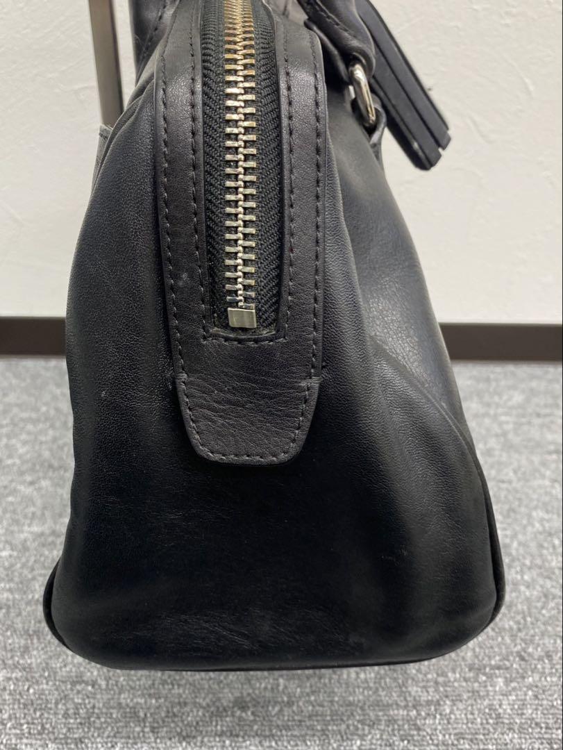 COACH ブラックレザー バッグ