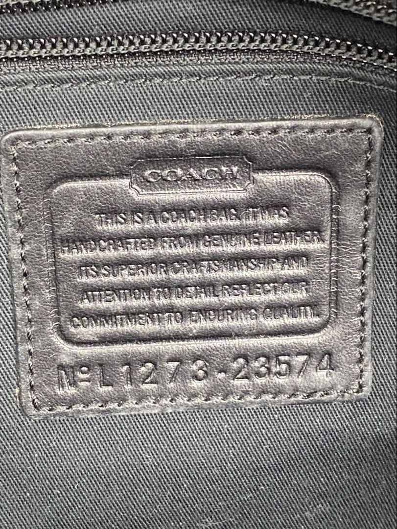 COACH ブラックレザー バッグ