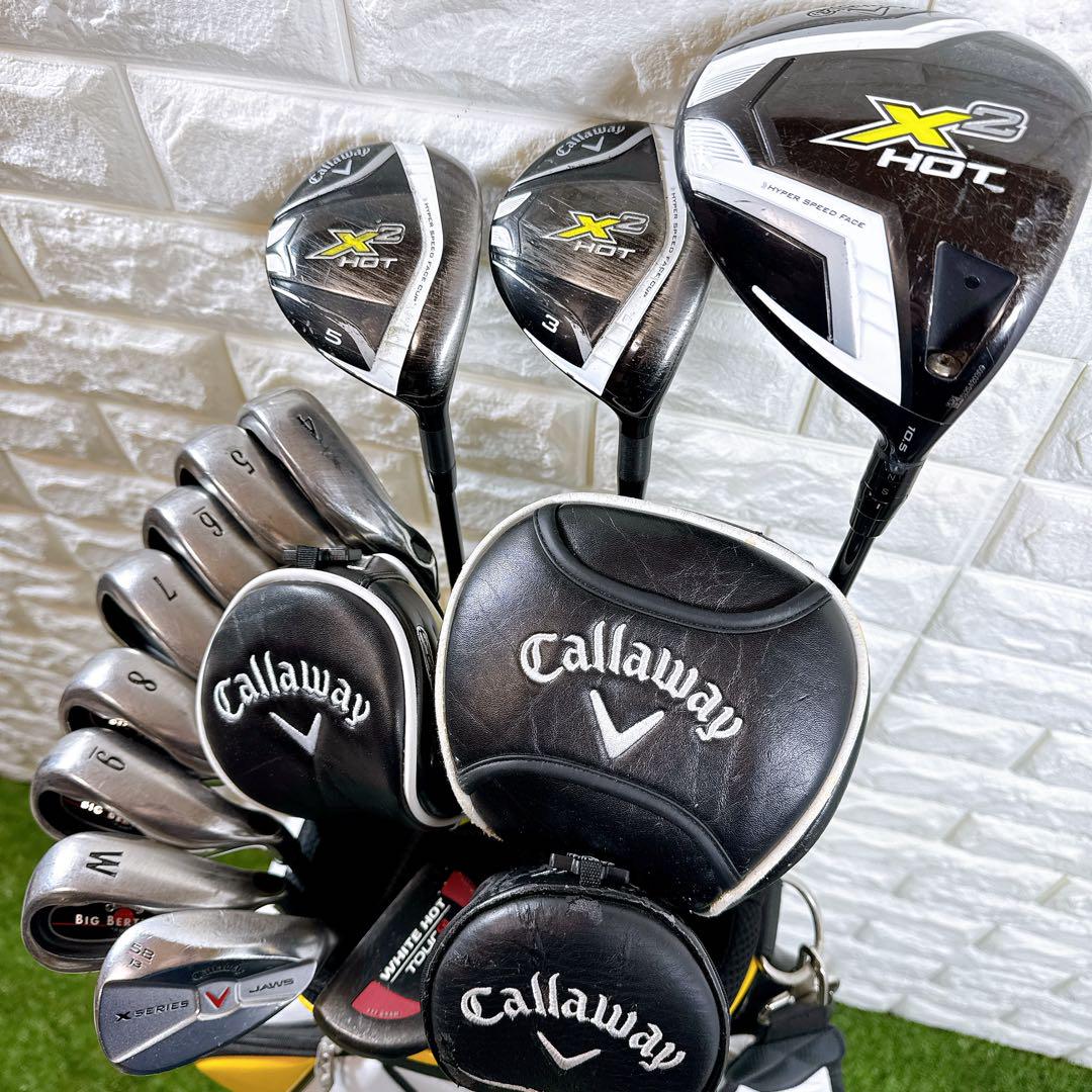 Callaway X2Hot メンズ ゴルフ クラブセット 12本セット SR - メルカリ
