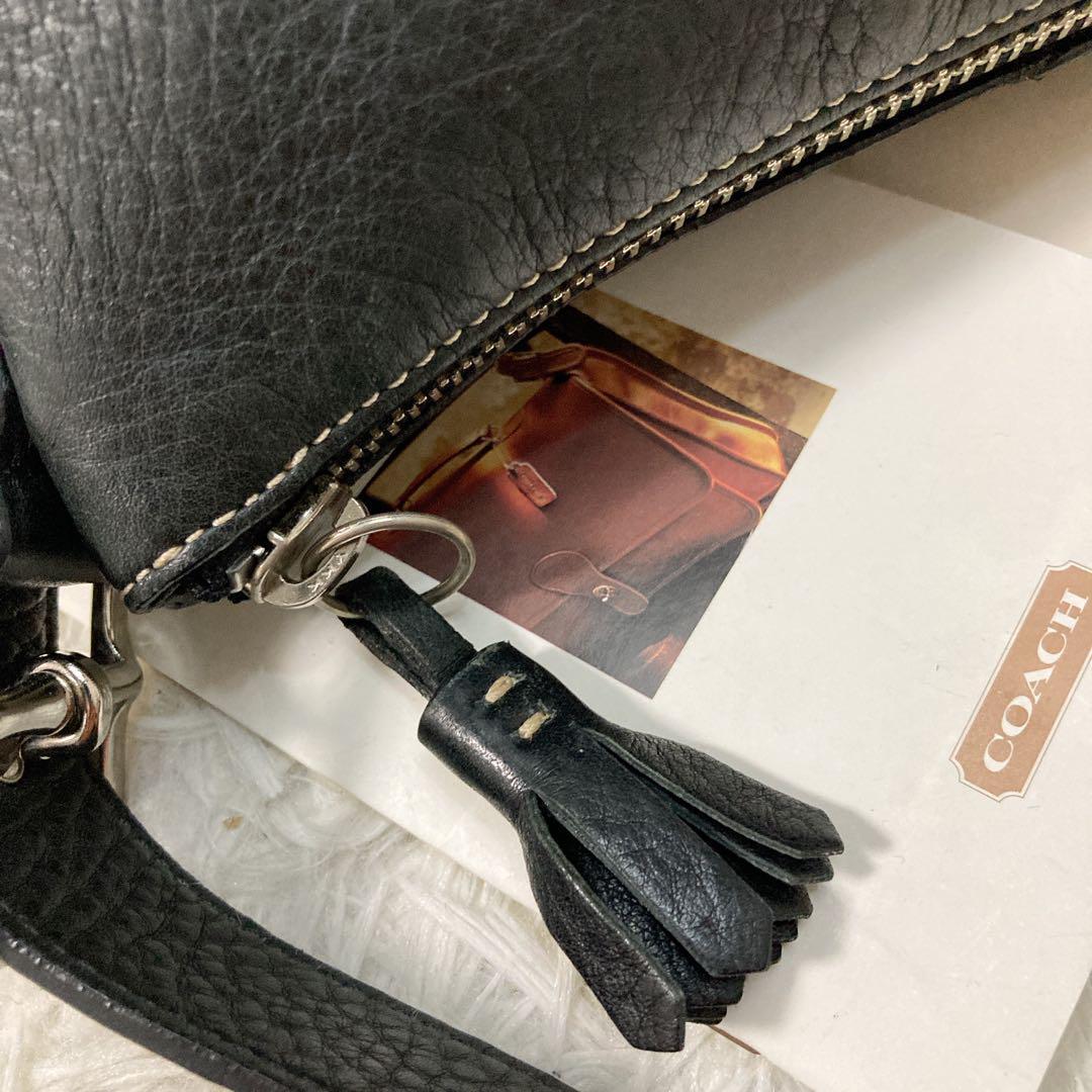 未使用保管品 vintage coach old アクセサリーポーチ 黒 - メルカリ