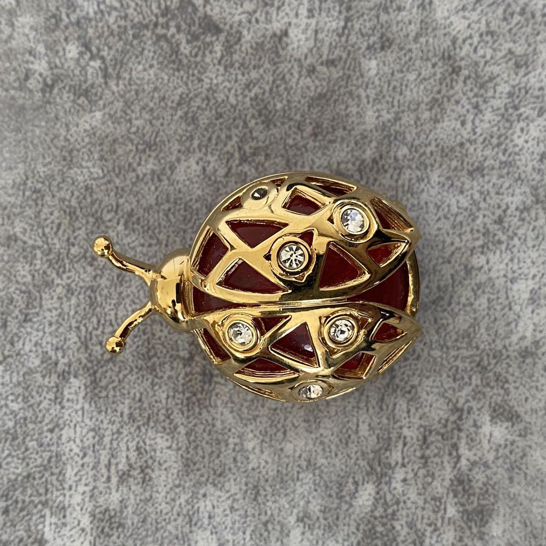 Christian Dior brooch ladybug vintage - メルカリ