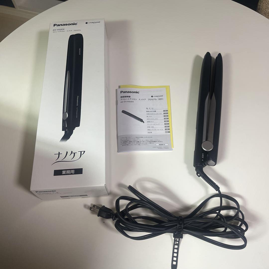 ヘアアイロン Panasonic EH-HS0EK-K BLACK