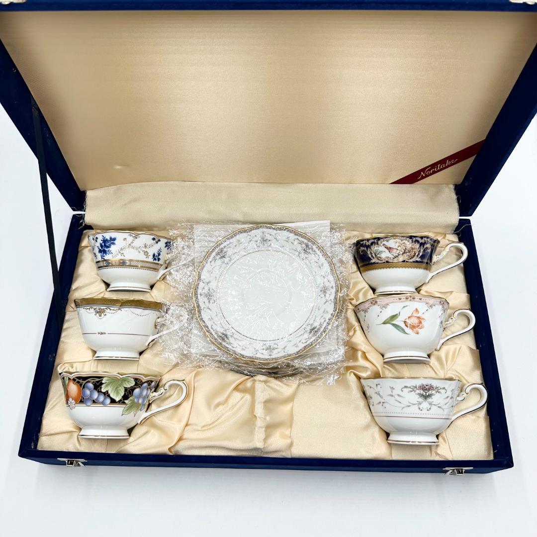 【美品】ノリタケ 　ティーカップ＆ソーサー　6客セット　金彩　希少　食器