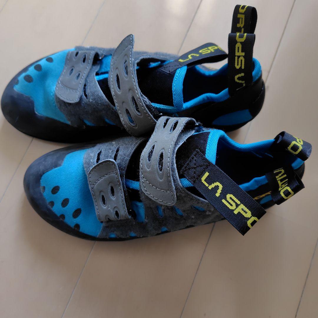 La Sportiva クライミングシューズ 青灰色