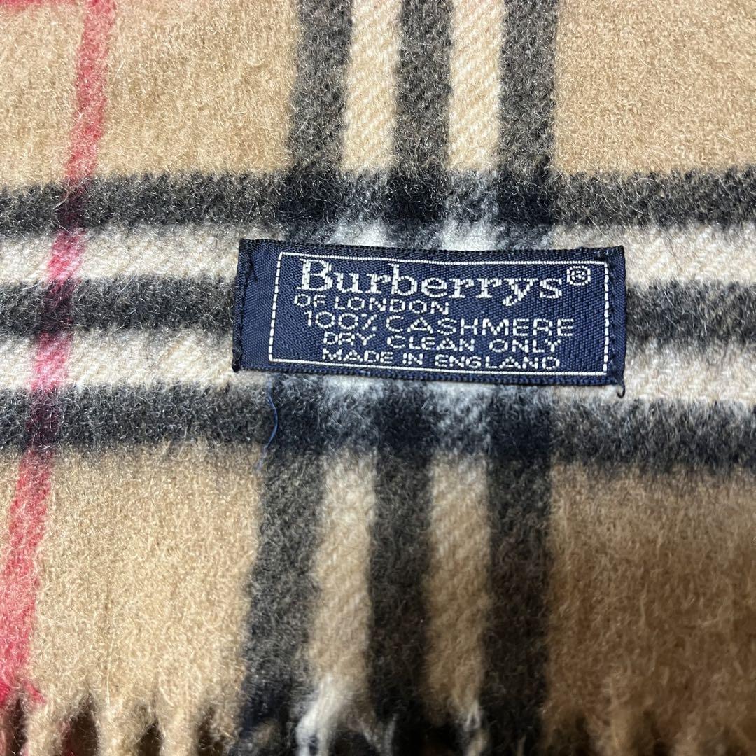 Burberry ノバチェック カシミヤ100% マフラー - 小物オンライン