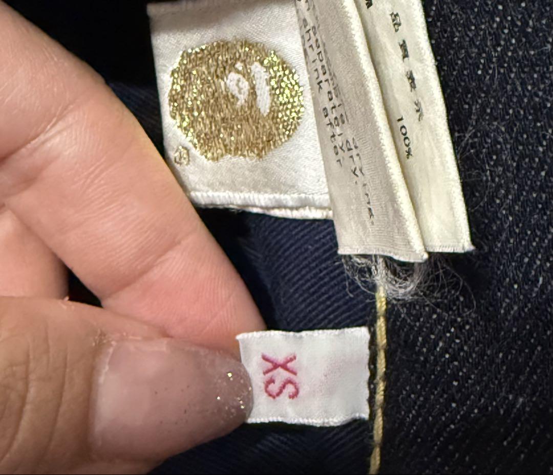 アベイシングエイプ ベイプスタ 刺繍 デニムスカート Y2K