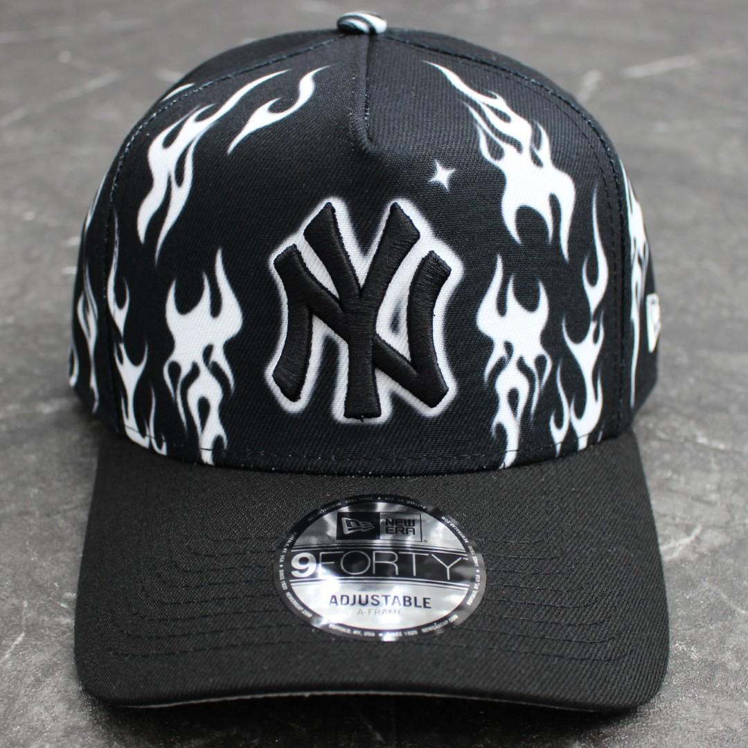 海外モデル NEW ERA NY ヤンキース フレイム キャップ
