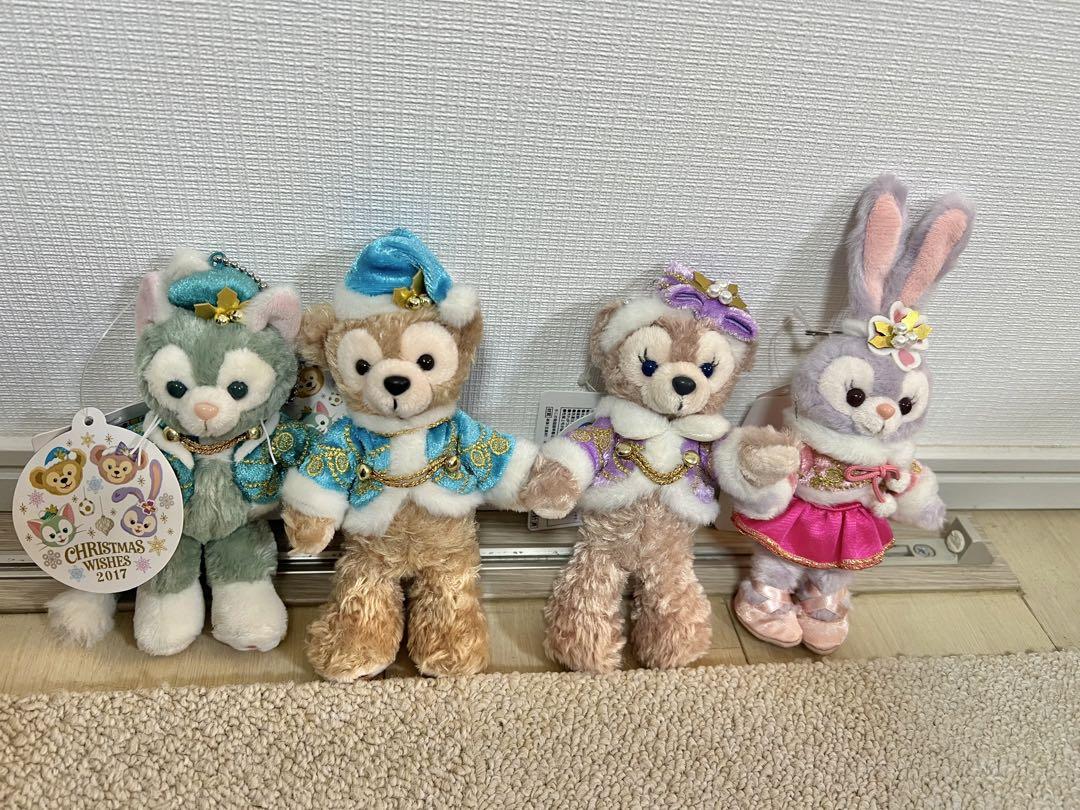 【新品タグ付き】ぬいぐるみバッジ 4点セット クリスマスウィッシュ2017