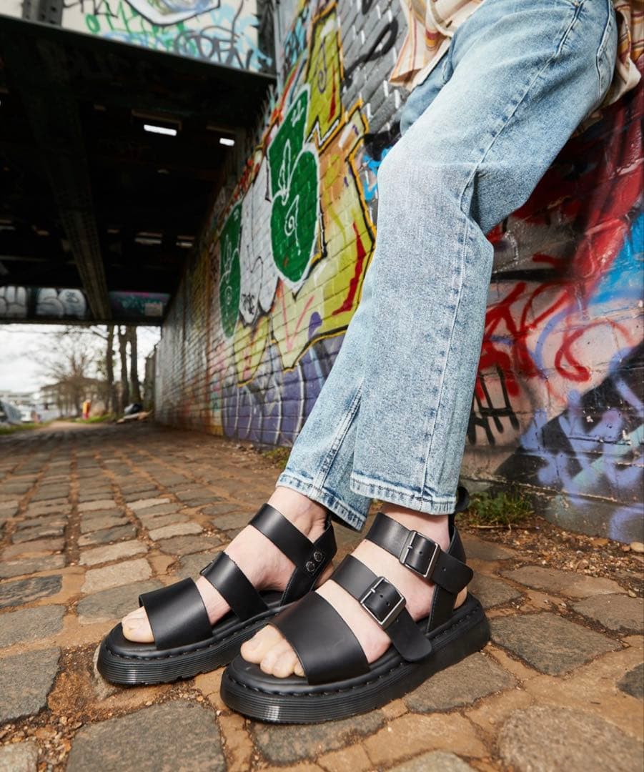 ［Dr.Martens ドクターマーチン］GRYPHON・ブラックサンダル