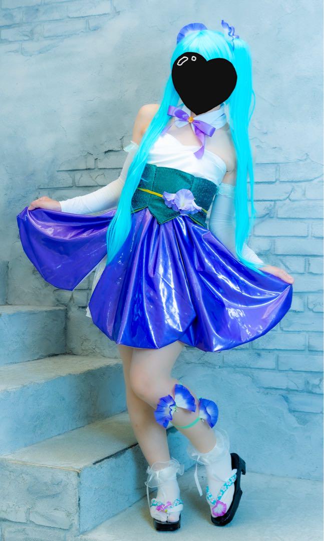 初音ミク朝顔コスプレ衣装