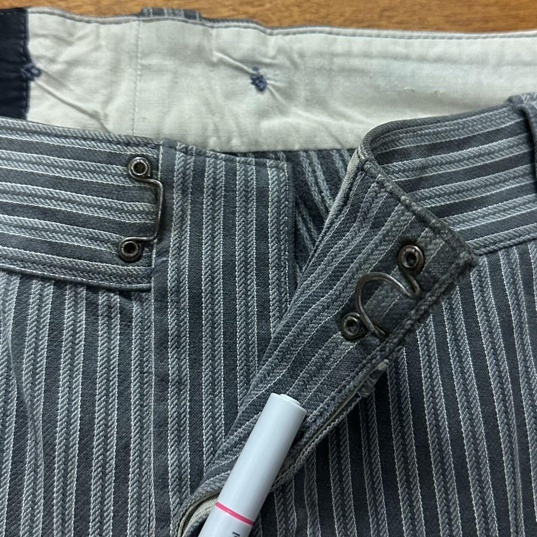 ワークパンツ ストライプ