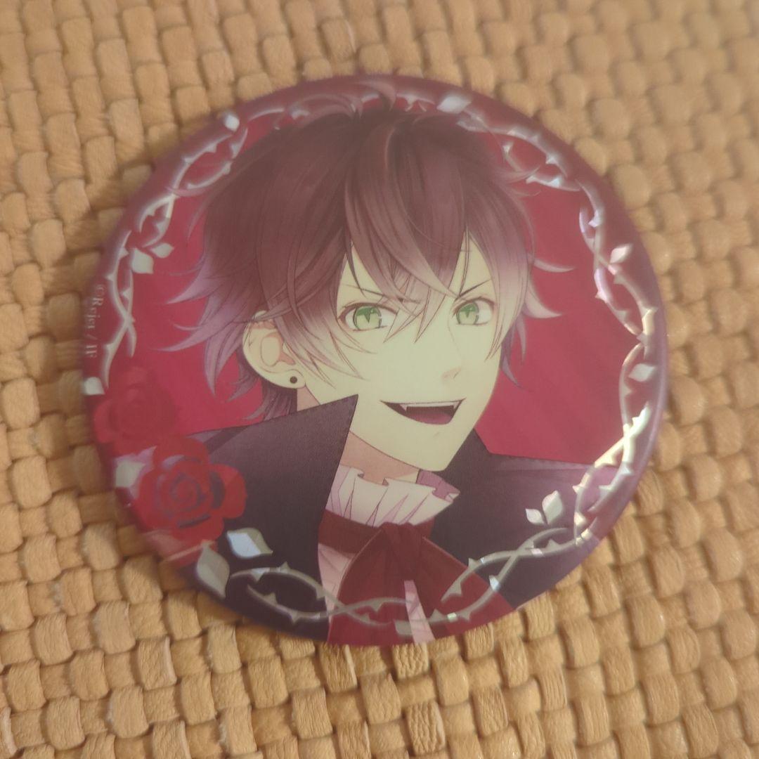 ☆DIABOLIK LOVERS ディアラバ 箔押し缶バッジ 逆巻アヤト