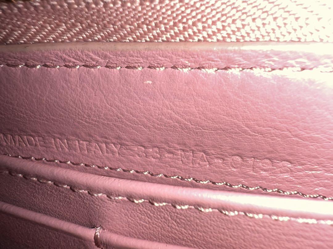 【正規品】Dior ディオール　カナージュ　ピンク　長財布　箱保存袋あり