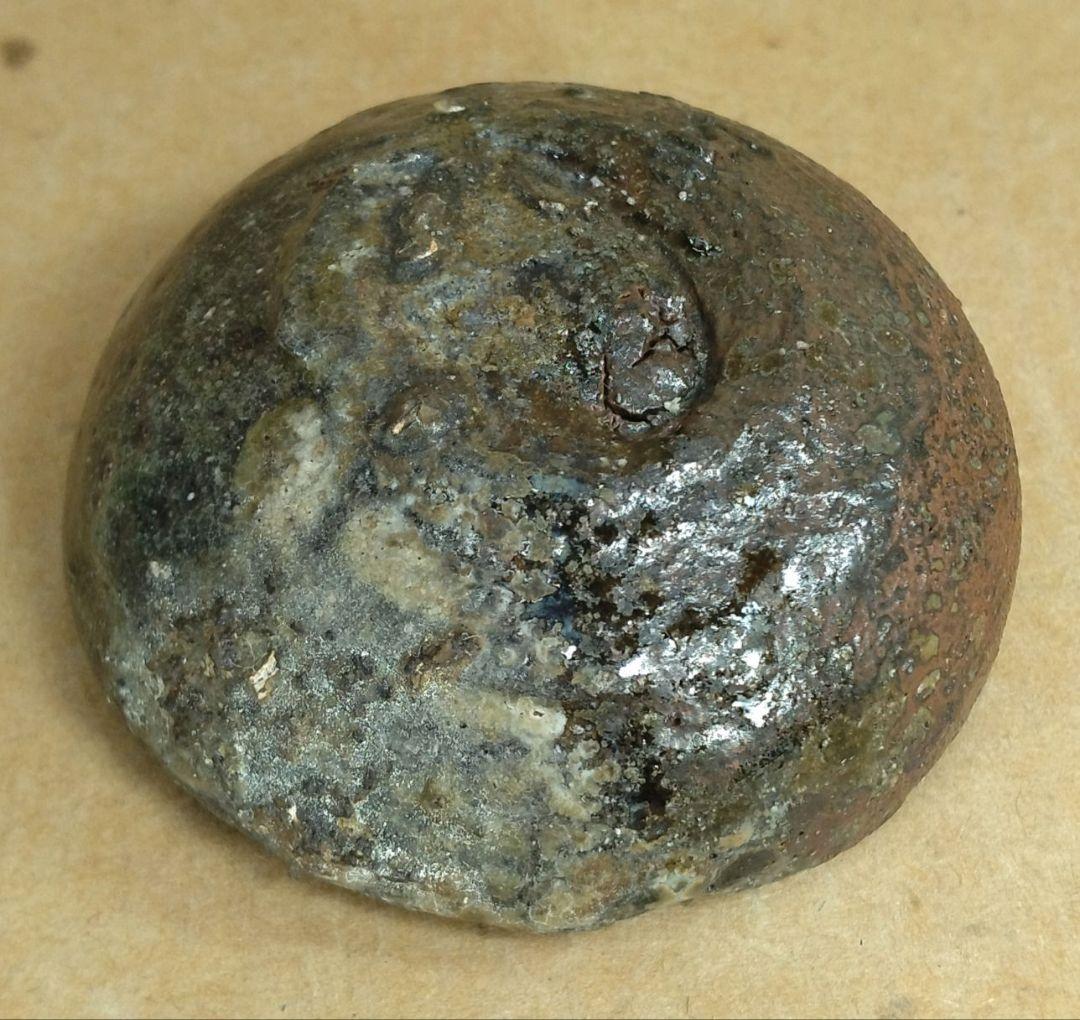【本物保証】鯉江良二 天竺手自然釉ぐいのみ 共箱 毎日オークション購入品 美品