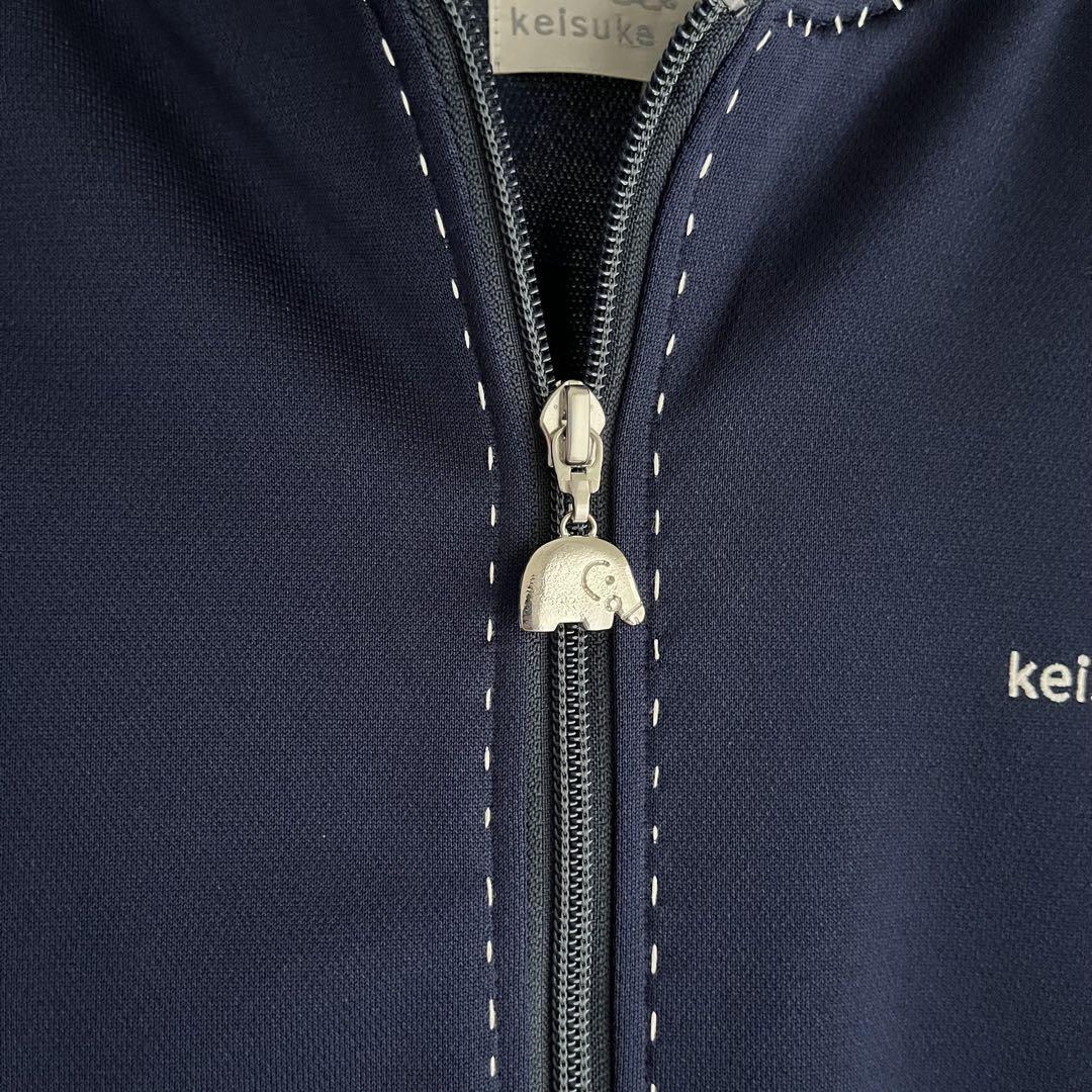keisuke kanda 手縫いのジャージ XLサイズ ネイビー グレー