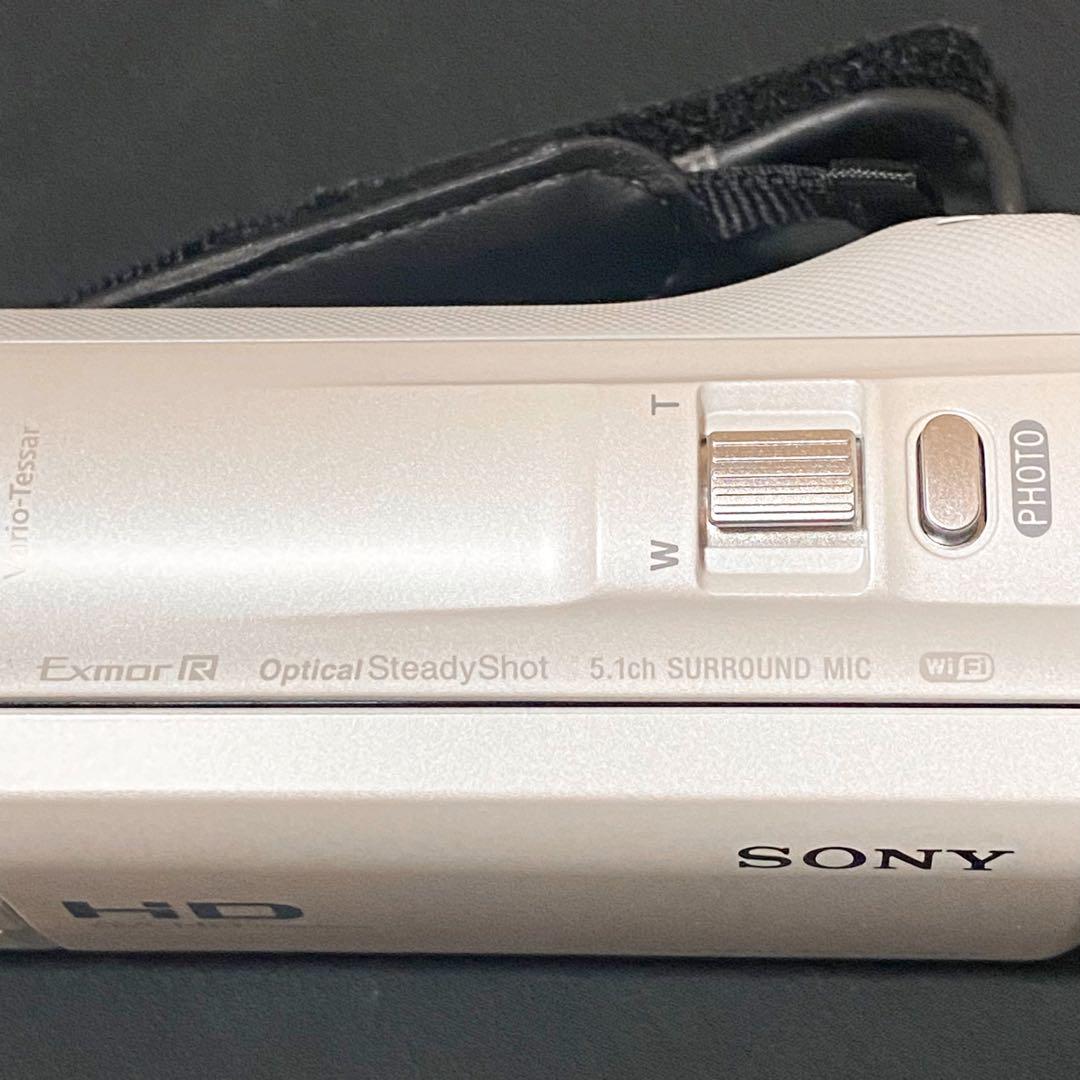 美品　SONY デジタルHDビデオカメラ　ハンディカム　HDR-CX485（Ｗ）