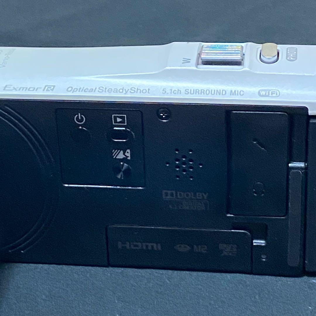 美品　SONY デジタルHDビデオカメラ　ハンディカム　HDR-CX485（Ｗ）