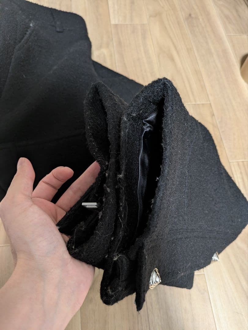 we11bone/ウェルダン サイドジップ ウールパンツ we11bone/ウェルダン サイドジップ ウールパンツ