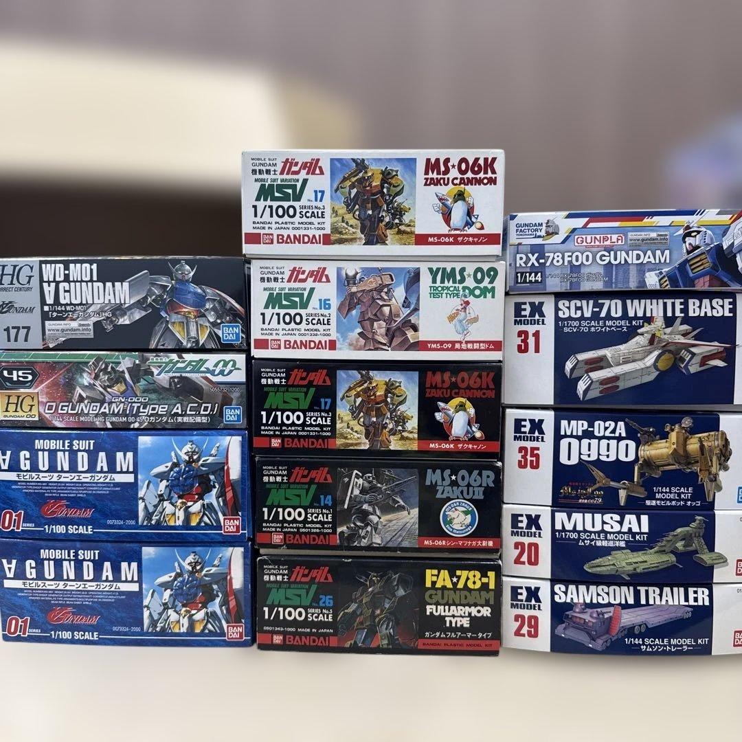 37 旧キット 1 100 MSV ターンA 他14体セットBANDAI