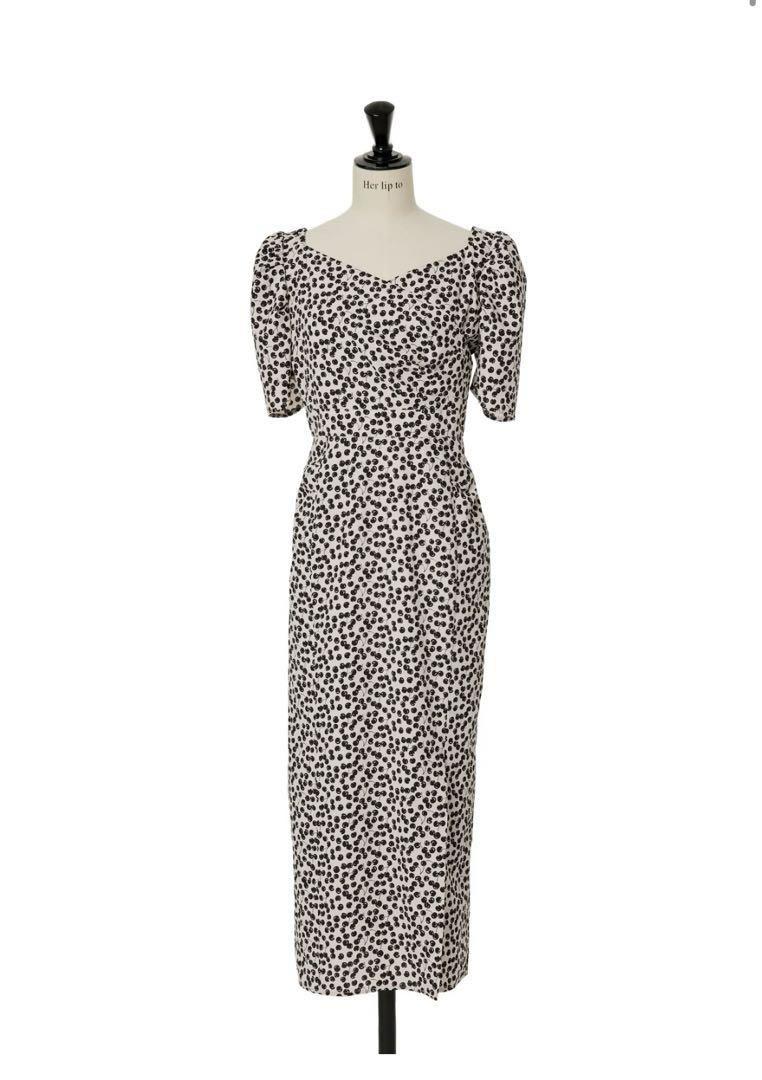 Cherry Pattern Cache-Coeur One-Piece