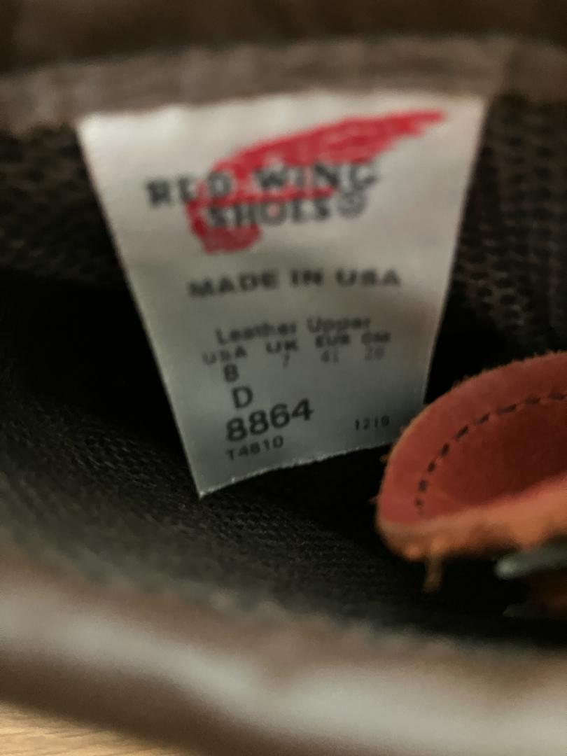 REDWING レッドウィング 8864 ブーツ 8D　ゴアテックス
