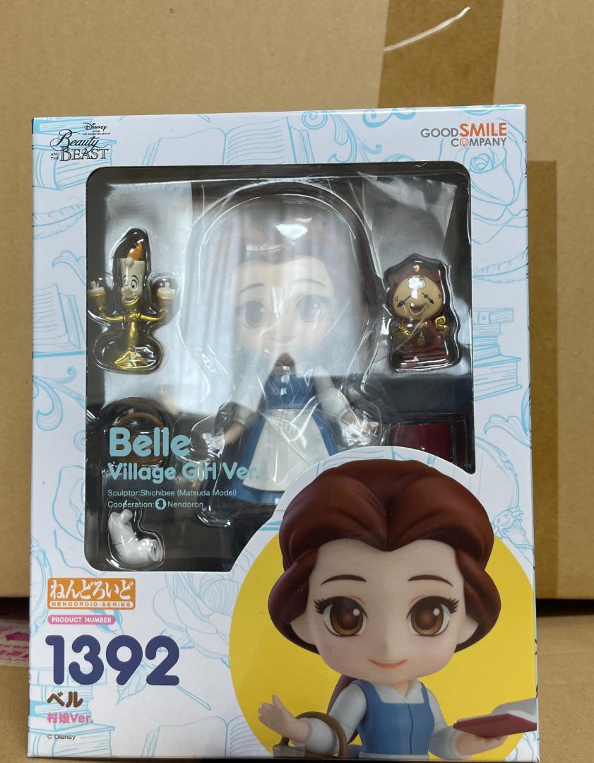 ねんどろいど 美女と野獣 ベル（開封）＆ベル村娘々ver （ら未