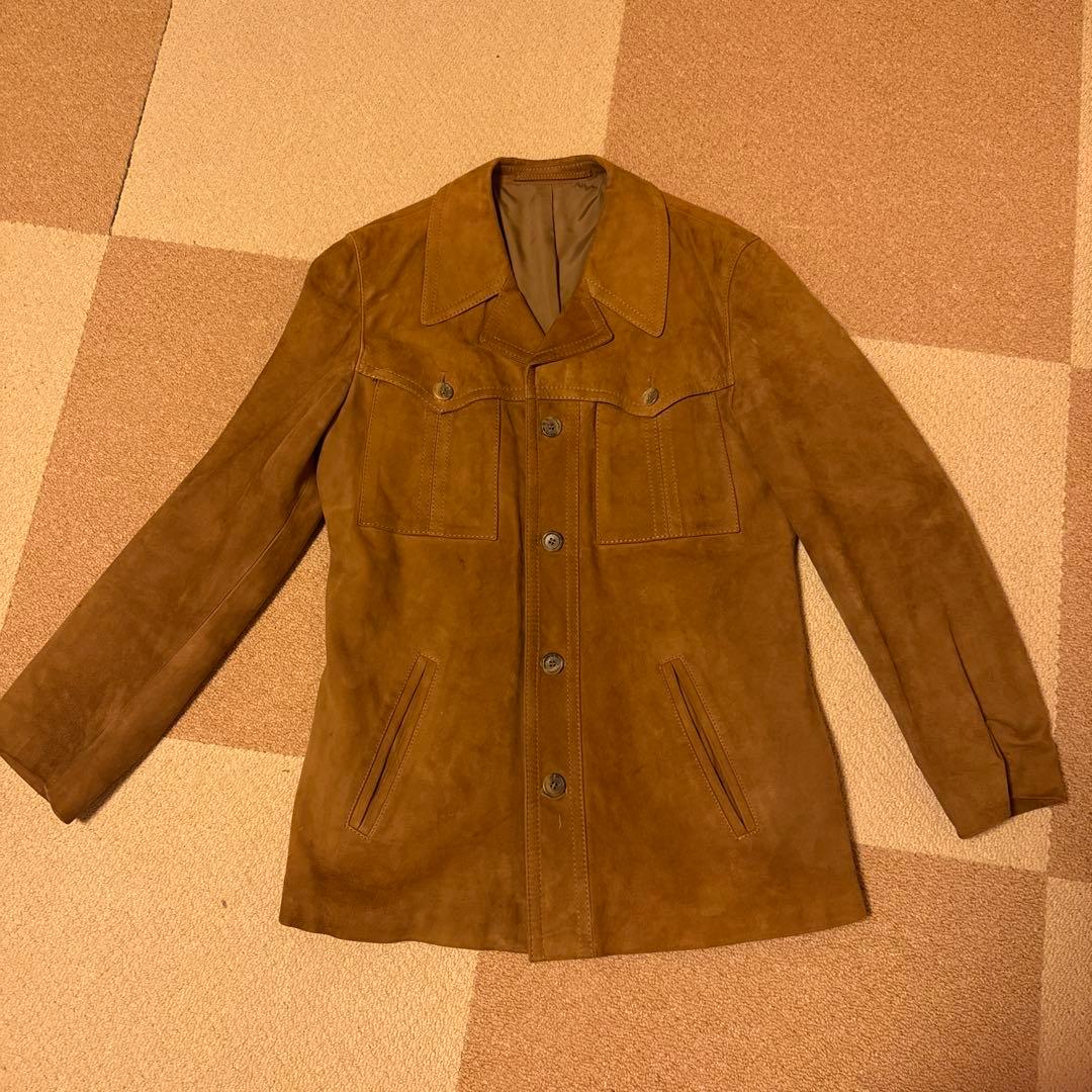 【70s~80s】　西ドイツ製　スウェードジャケット