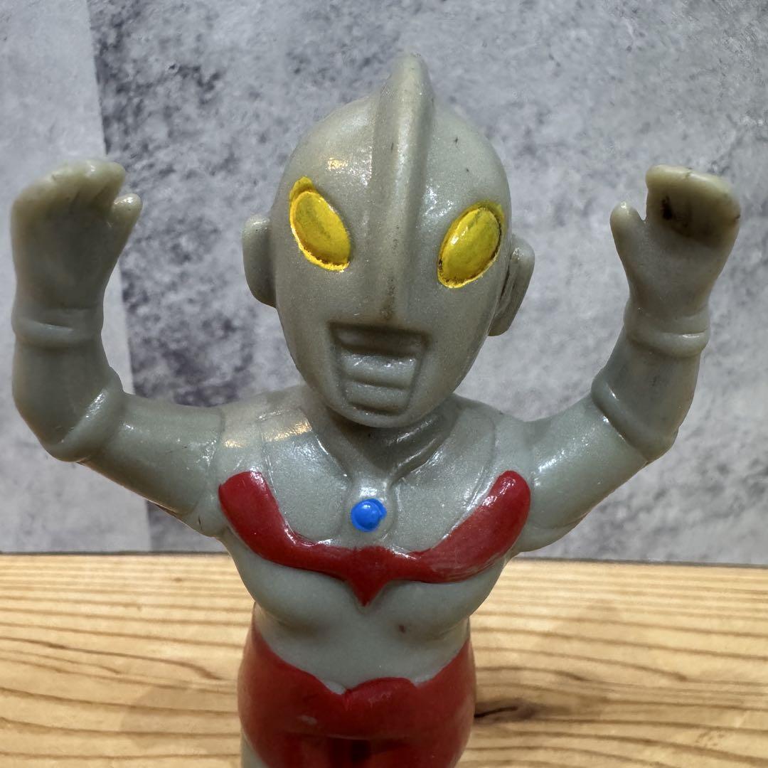 大里玩具製 ウルトラマン ソフビ 指人形 フィギュア 当時物