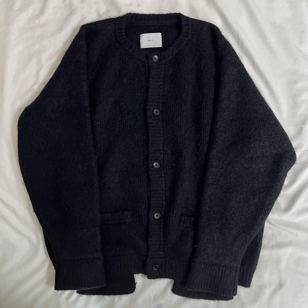 トップス 22AW stein Kid Mohair Cardigan BLACK S