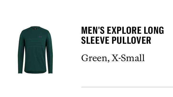 Rapha EXPLORE LONG SLEEVE PULLOVER XS