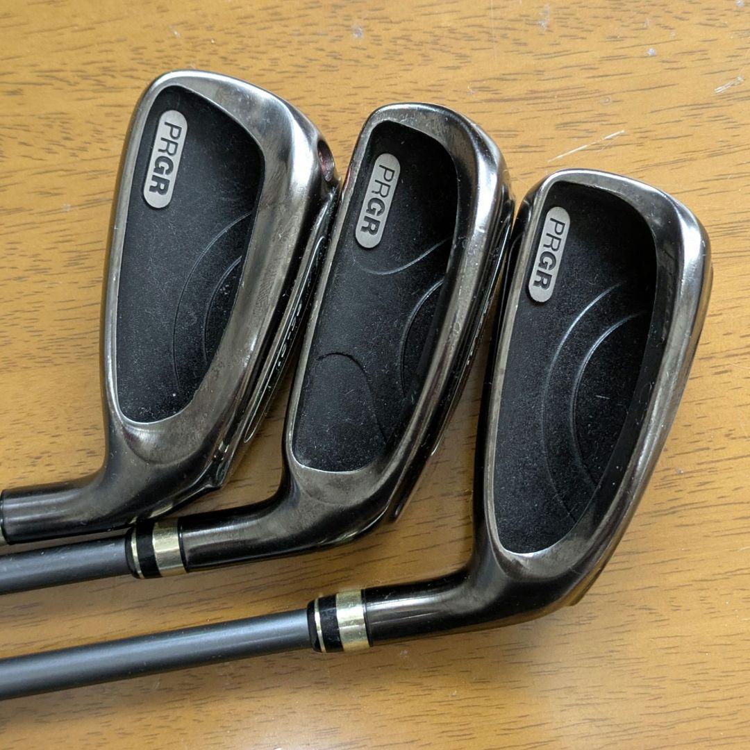 PRGR eggアイアン PC-01 ＃6 ＃7 ＃8 3本セット M35
