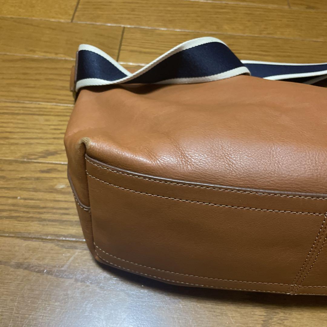 美品　コーチ COACH ショルダーバッグ ヘリテージ 革レザー