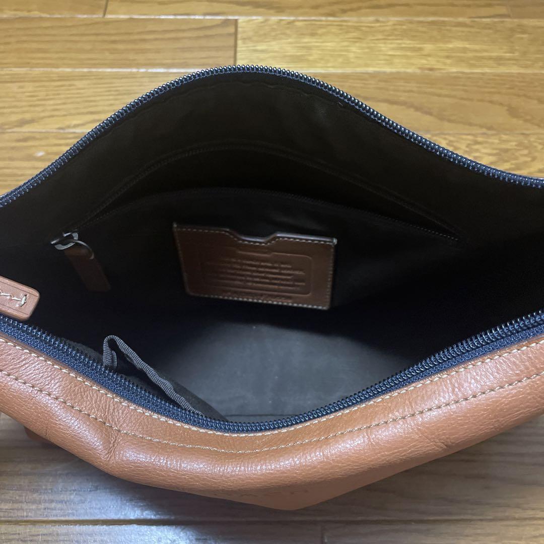 美品　コーチ COACH ショルダーバッグ ヘリテージ 革レザー