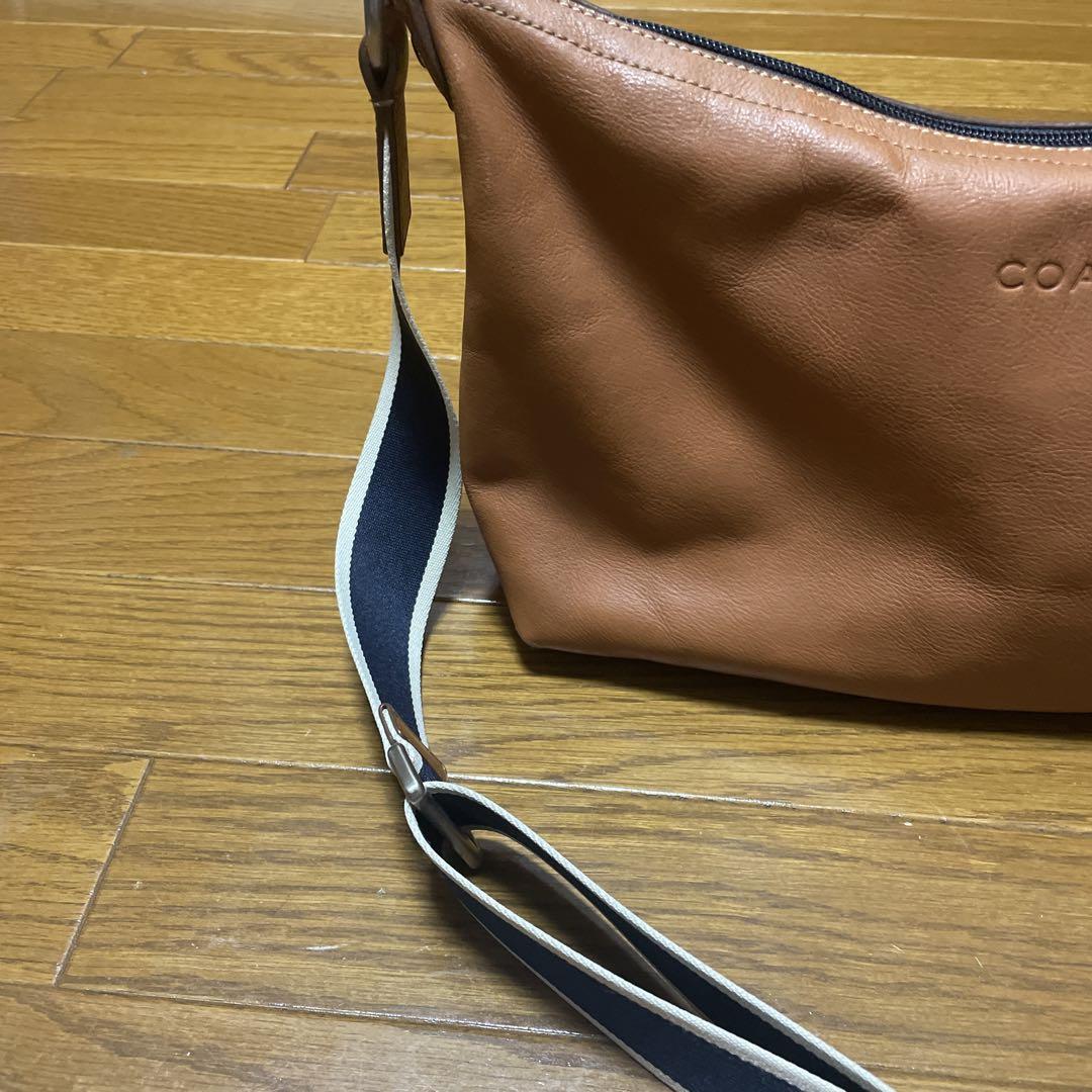 美品　コーチ COACH ショルダーバッグ ヘリテージ 革レザー