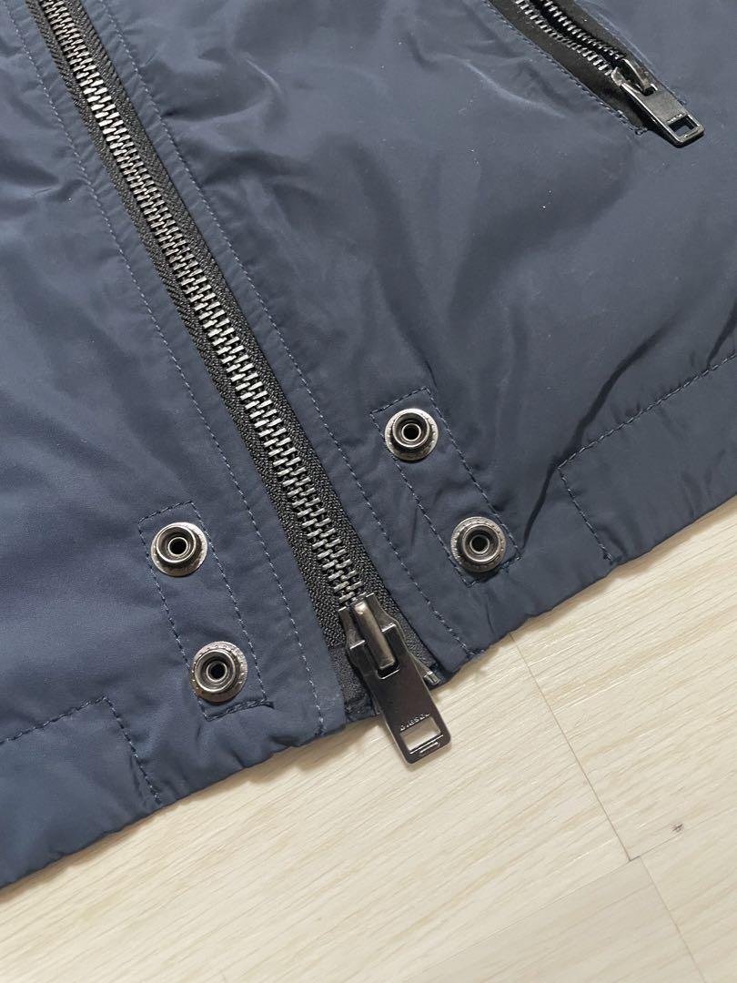 魅力的な DIESEL Zip Design Nylon Jacket テック ジャケット・アウター