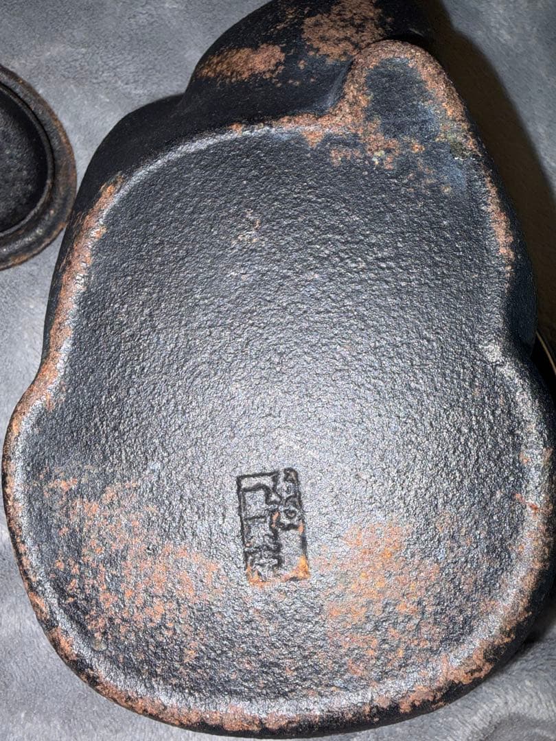 猫型 鉄瓶 黒色 猫型 鉄瓶 黒色