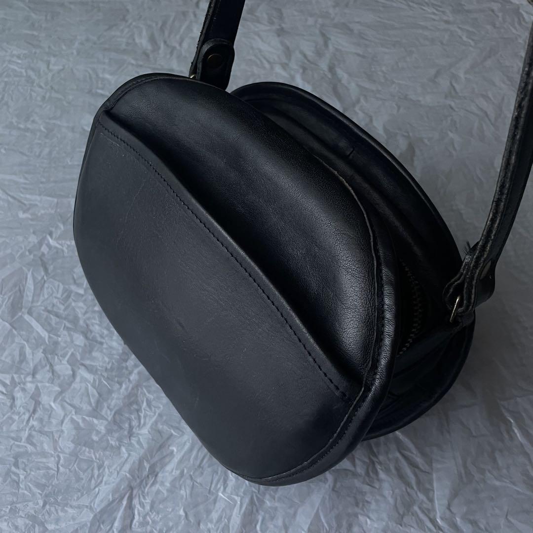 バッグ 90s leather mini shoulder bag
