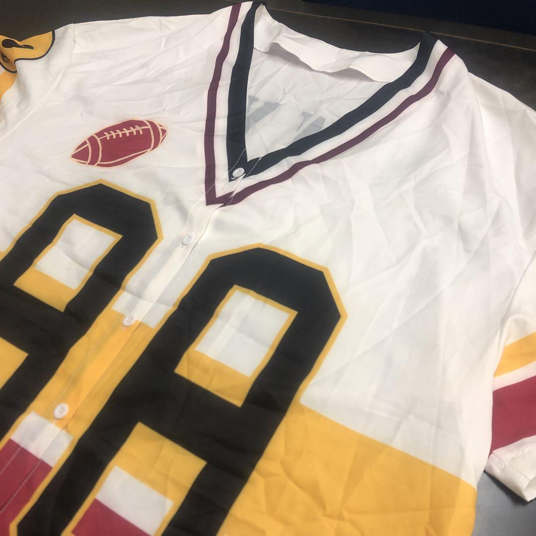 アメリカンフットボール シャツ 88番 size3XL 古着 - メルカリ