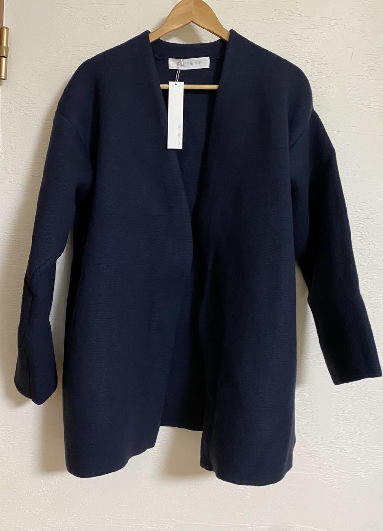 未使用　GALERIE VIE   トゥモローランド　ニットノーカラーコート