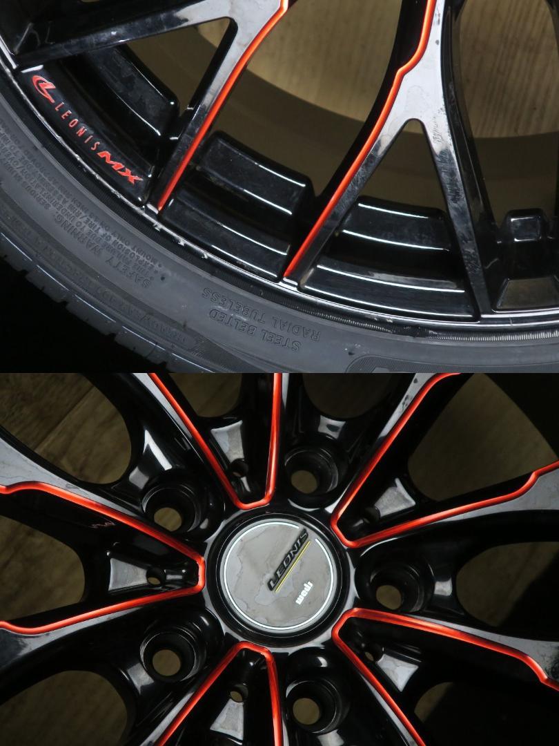 新品タイヤ付 WEDS レオニスMX 215/45R18