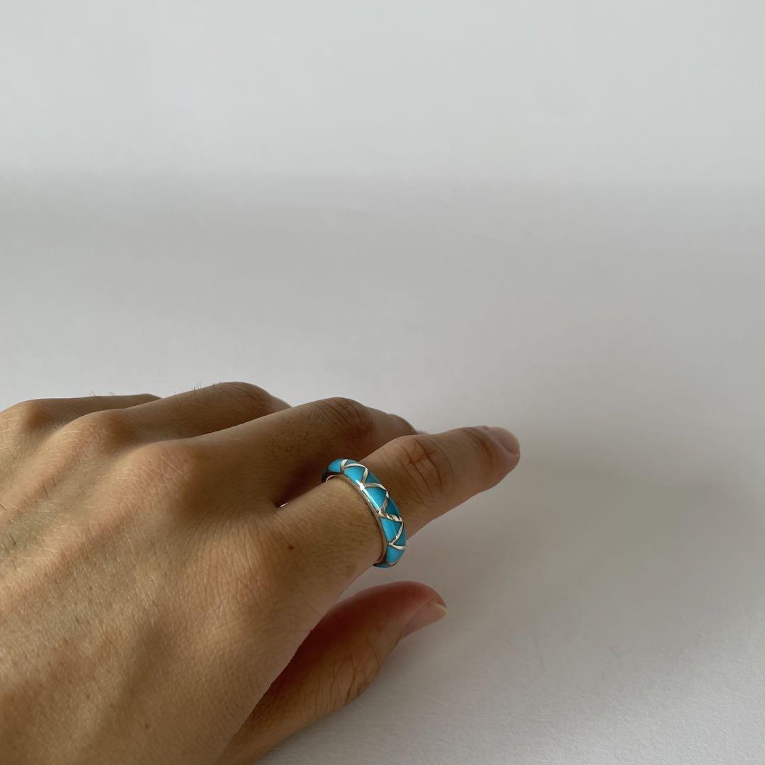 vintage silver 925 turquoise ring
