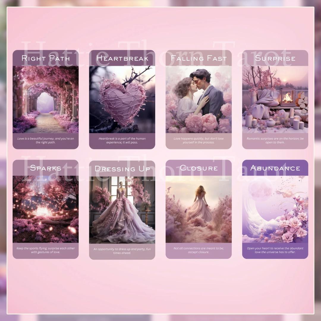 ✨注目の英国メーカー✨人気のロマンチックでフェミニンな恋愛向けオラクルカード