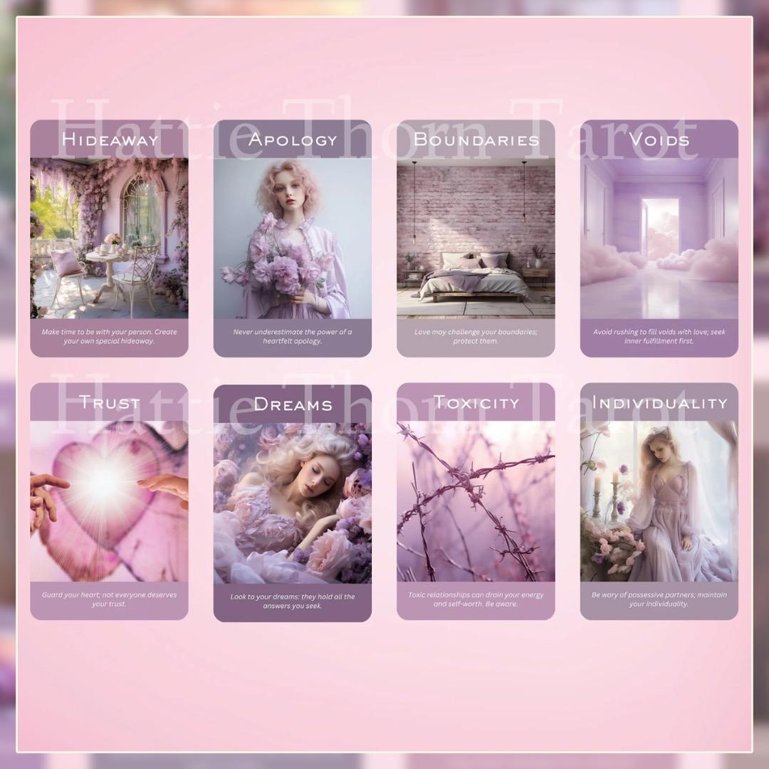 ✨注目の英国メーカー✨人気のロマンチックでフェミニンな恋愛向けオラクルカード