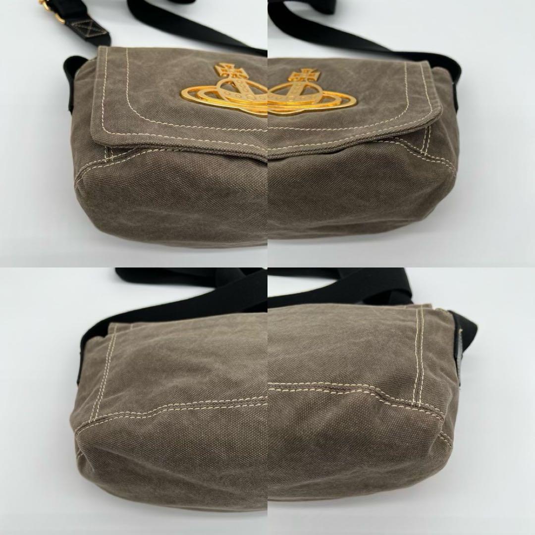 【美品】ヴィヴィアンウエストウッド ビッグオーブ ショルダーバッグ 希少カラー 美品】ヴィヴィアンウエストウッド ビッグオーブ ショルダー